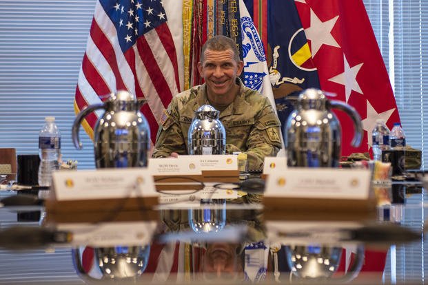 Sergeant major of the Army visits Joint Base Langley-Eustis