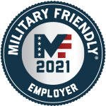 Military Friendly Employer 2021 badge